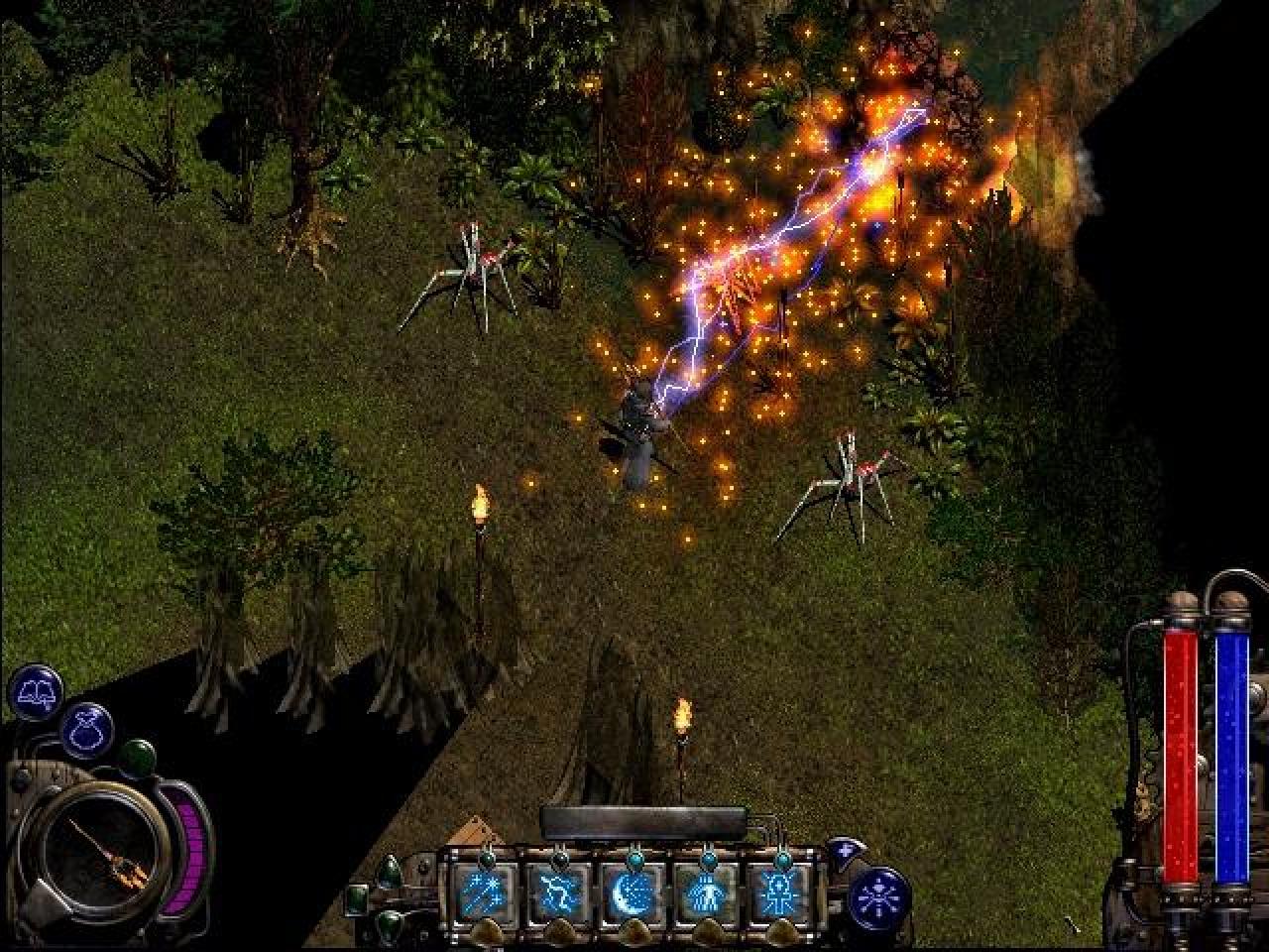 [26/11/2001] 2000: NOX will an die Erfolge von Diablo anknüpfen und ist Westwoods erstes Hack-&-Slay-Spiel, dass auch gleich den Nebel aus C&C mitbringt und damit das erste Rollenspiel mit Sichtbeschränkung ist. 